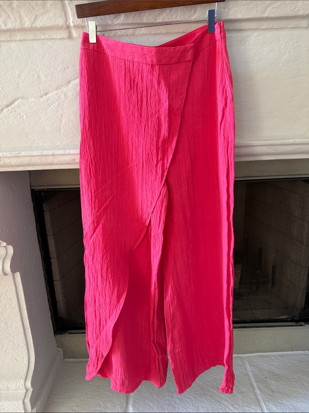 Zara Bright Pink Wrap Pants